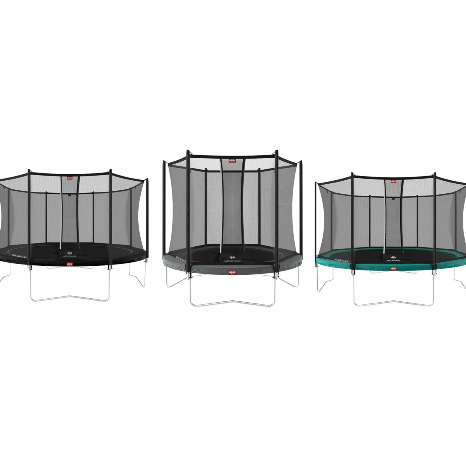 Berg Trampolin Favorit inkl. Sicherheitsnetz Comfort