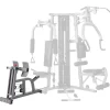 BodyCraft Beinpresse für Kraftstation Galena