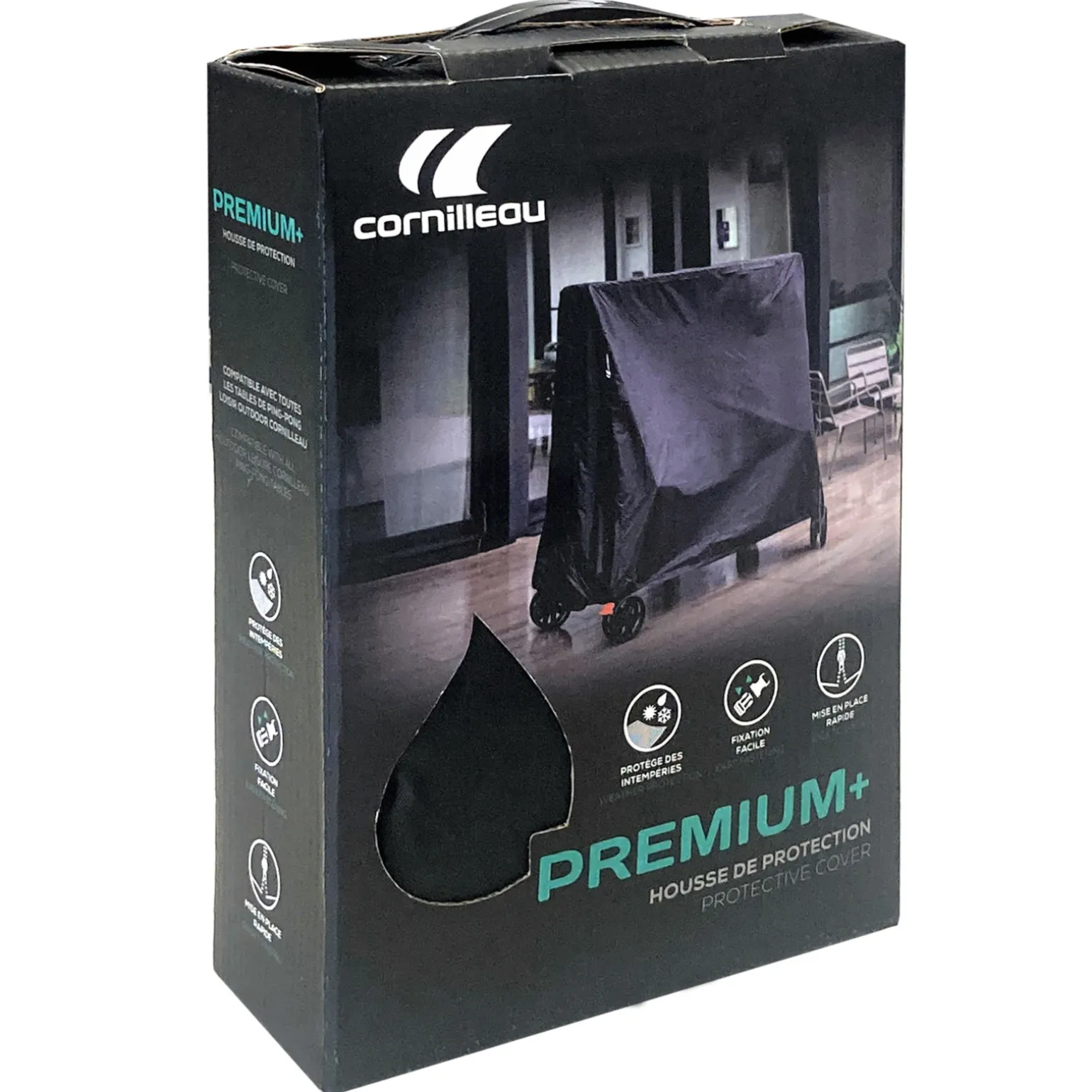 Cornilleau Outdoor Tischtennisplatte 500X inkl. Zubehör