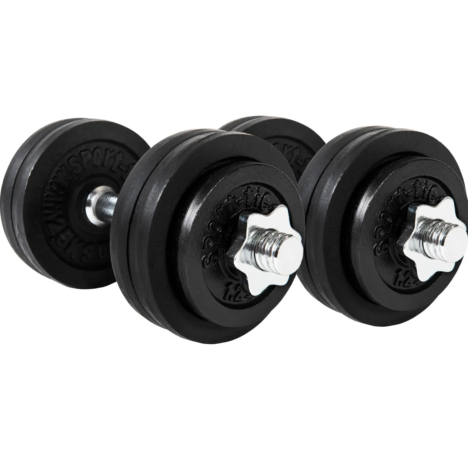 Darwin Hantelbank FB90 und 2 Kurzhanteln 15 kg