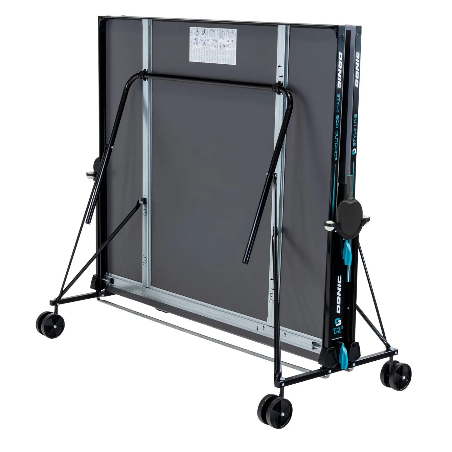Donic Outdoor Tischtennisplatte Style 600 inkl. Zubehör