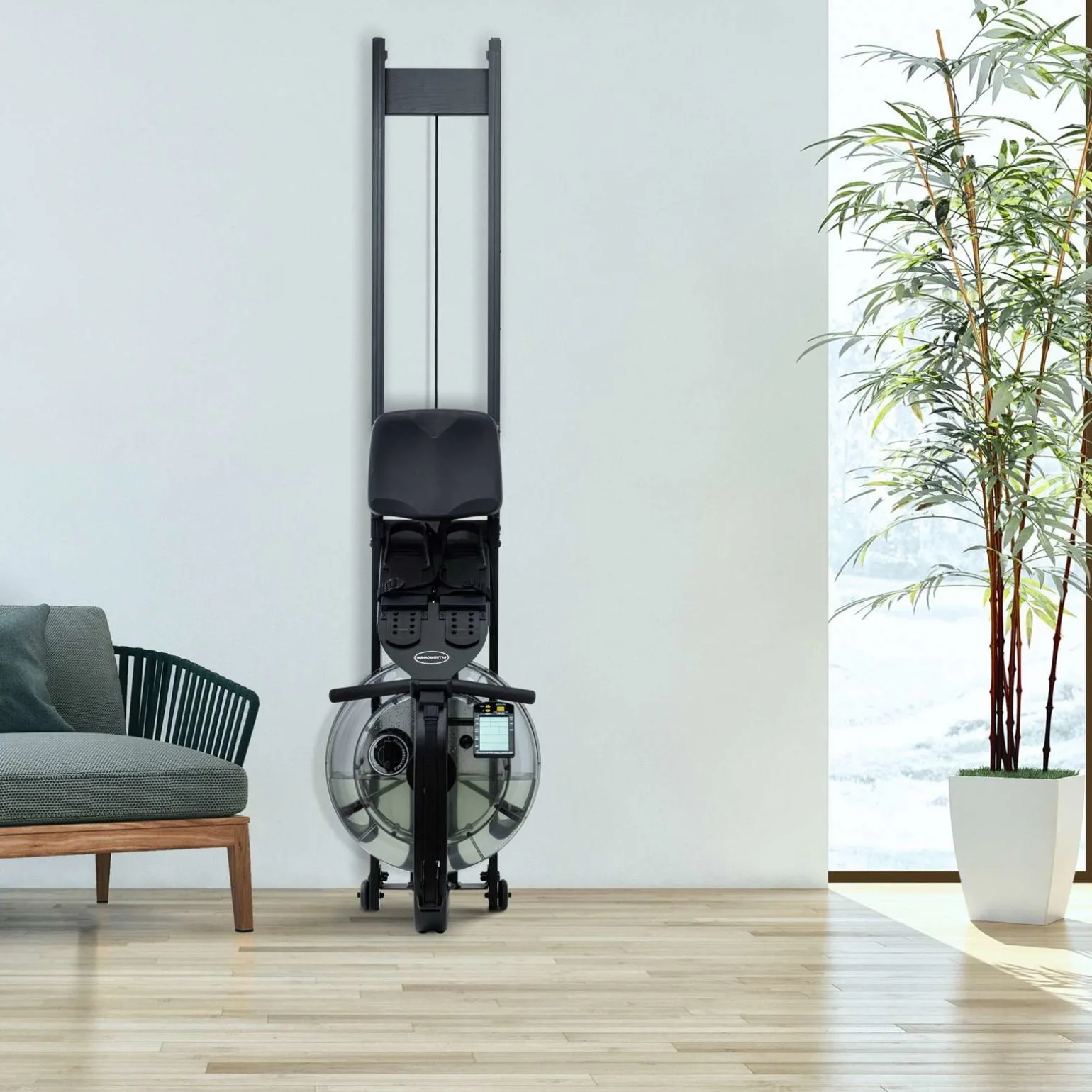 Fluid Rower Rudergerät NEON Plus Black