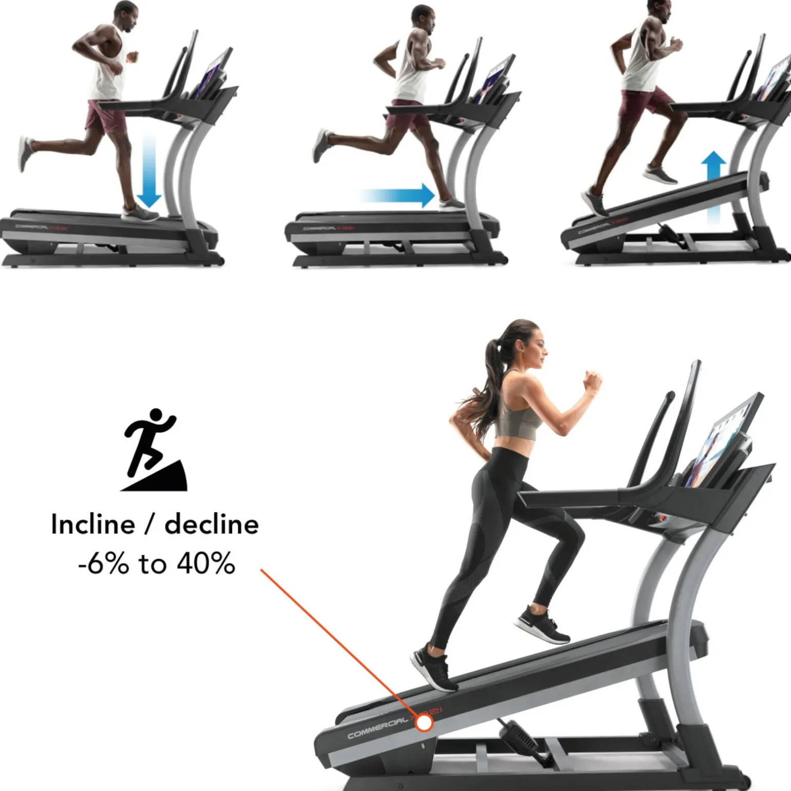 NordicTrack Laufband Incline X32i (Ausstellungsstück) (Ausstellungsstück)