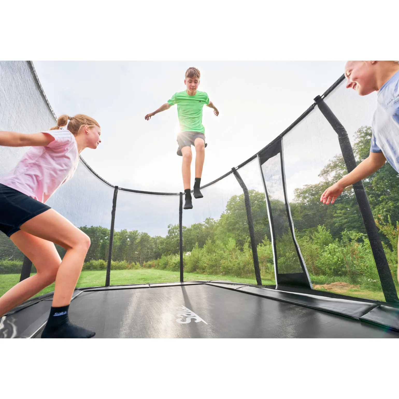 Salta Trampolin Premium Black Pro rechteckig