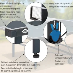 Schildkröt Outdoor Tischtennisplatte ProTec inkl. Zubehör-Set
